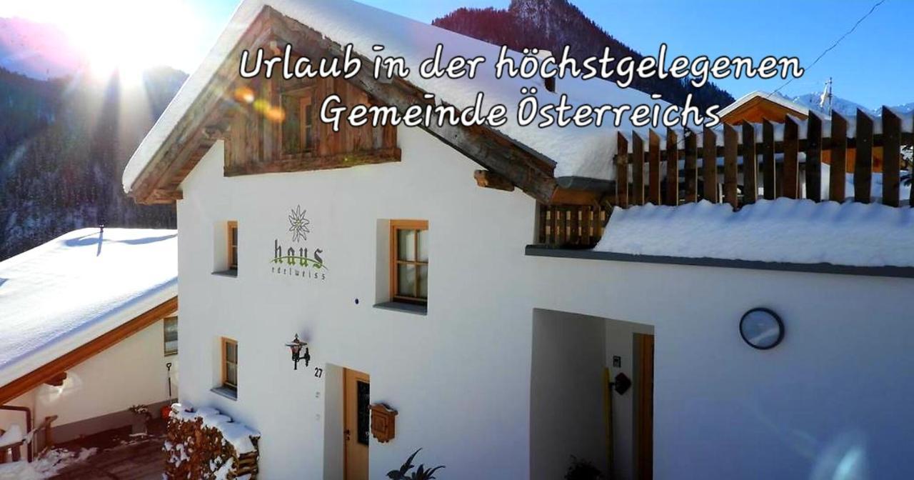 Haus Edelweiss Spiss Bei Samnaun Eksteriør billede